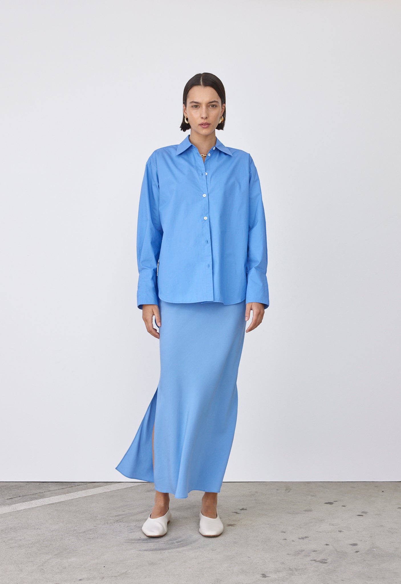 Daphne Shirt | Cornflower Blue