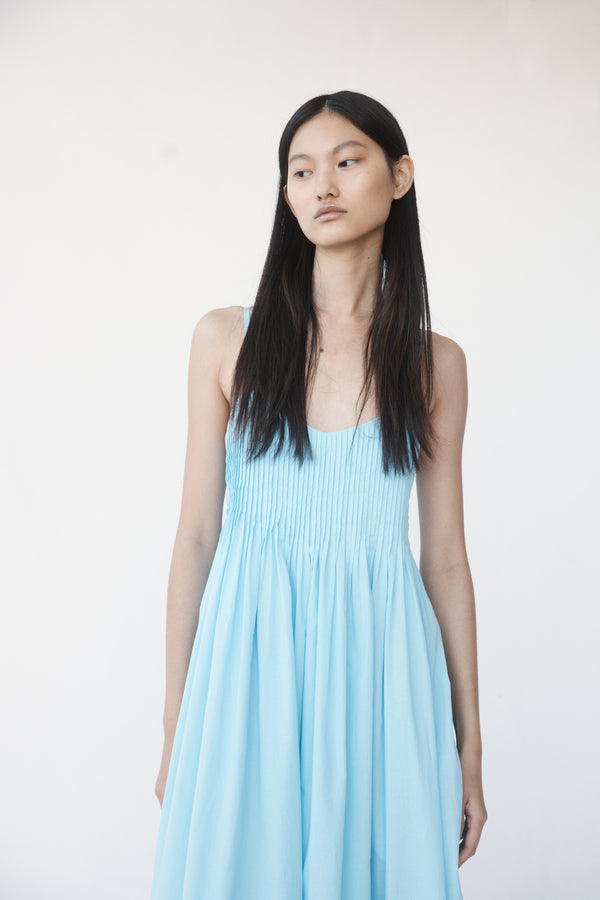 Viv Dress | Aqua Voile