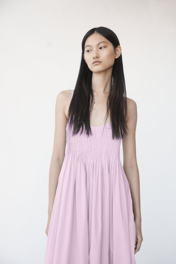 Viv Dress | Flamingo Voile