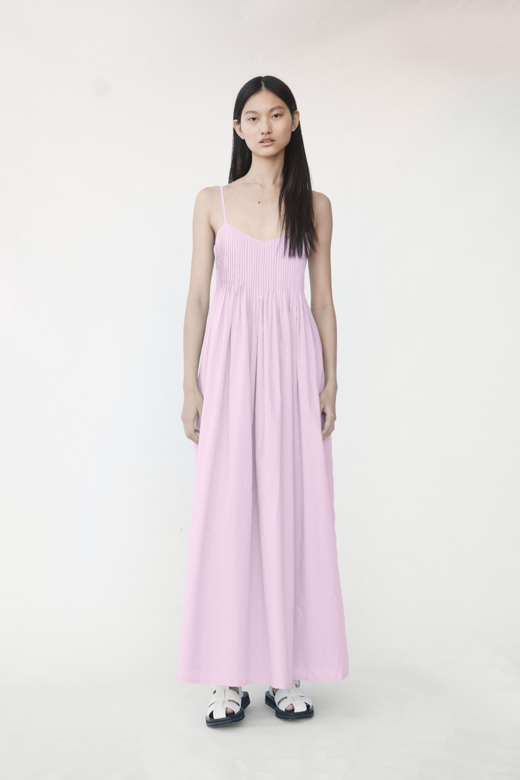 Viv Dress | Flamingo Voile