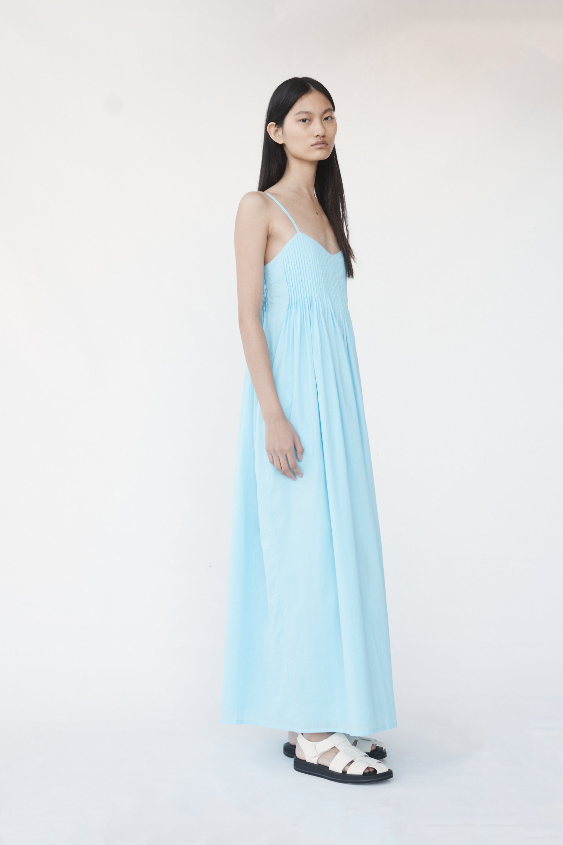 Viv Dress | Aqua Voile