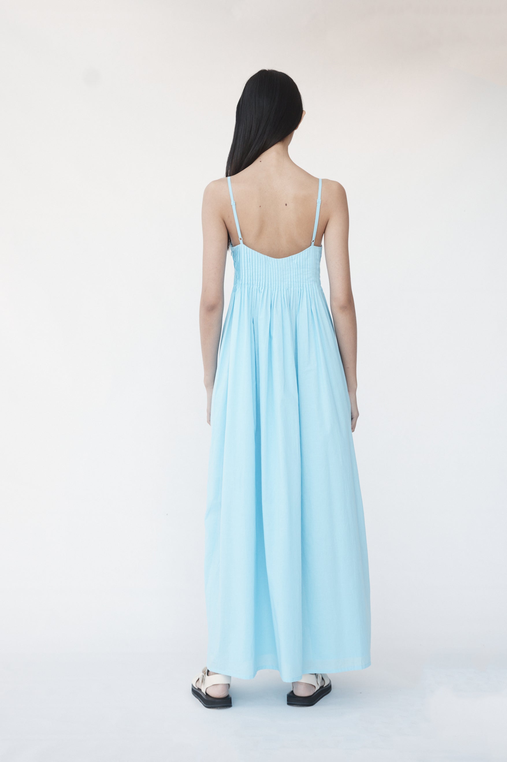 Viv Dress | Aqua Voile