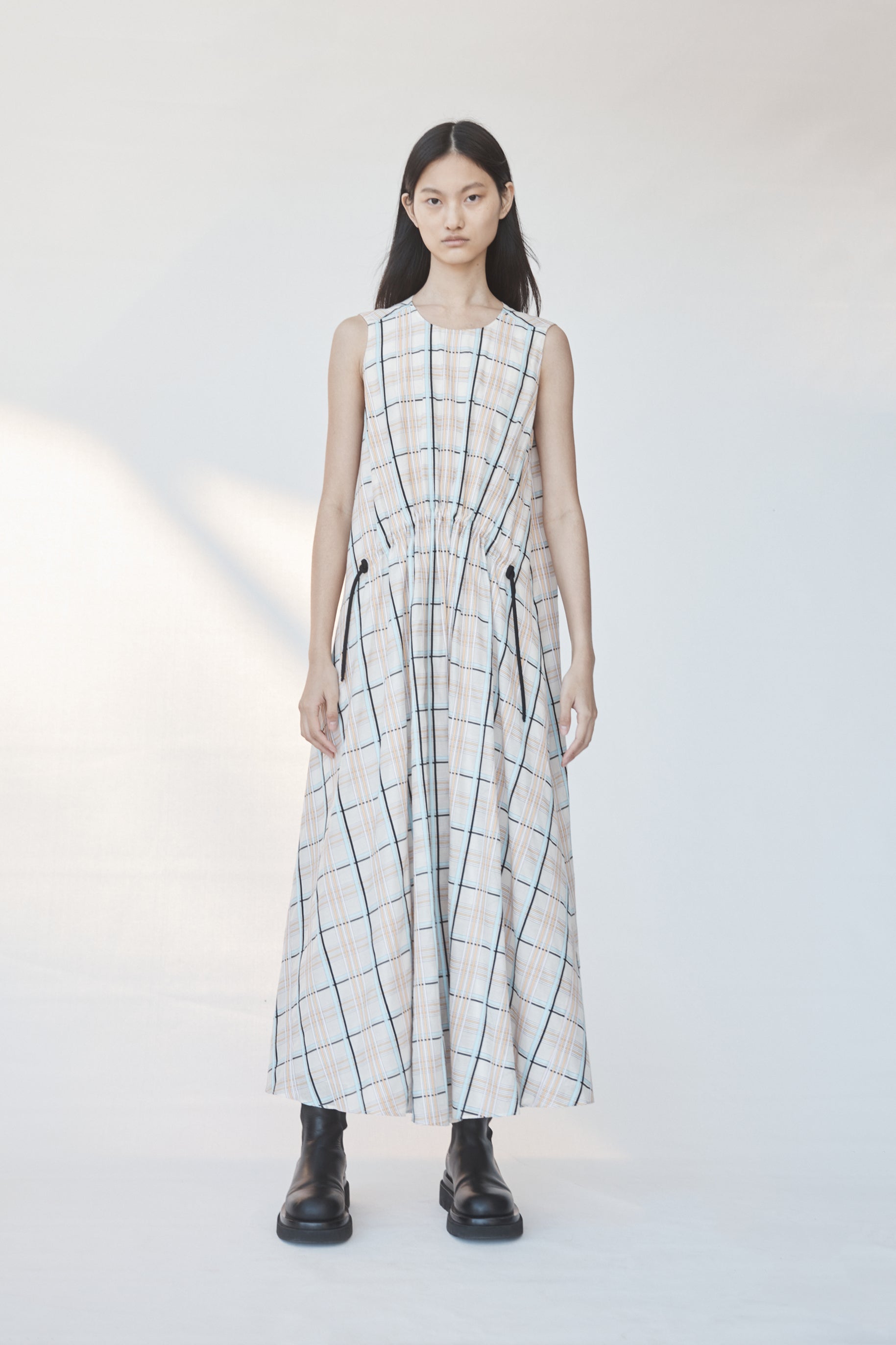 Ida Dress | Pastel Check