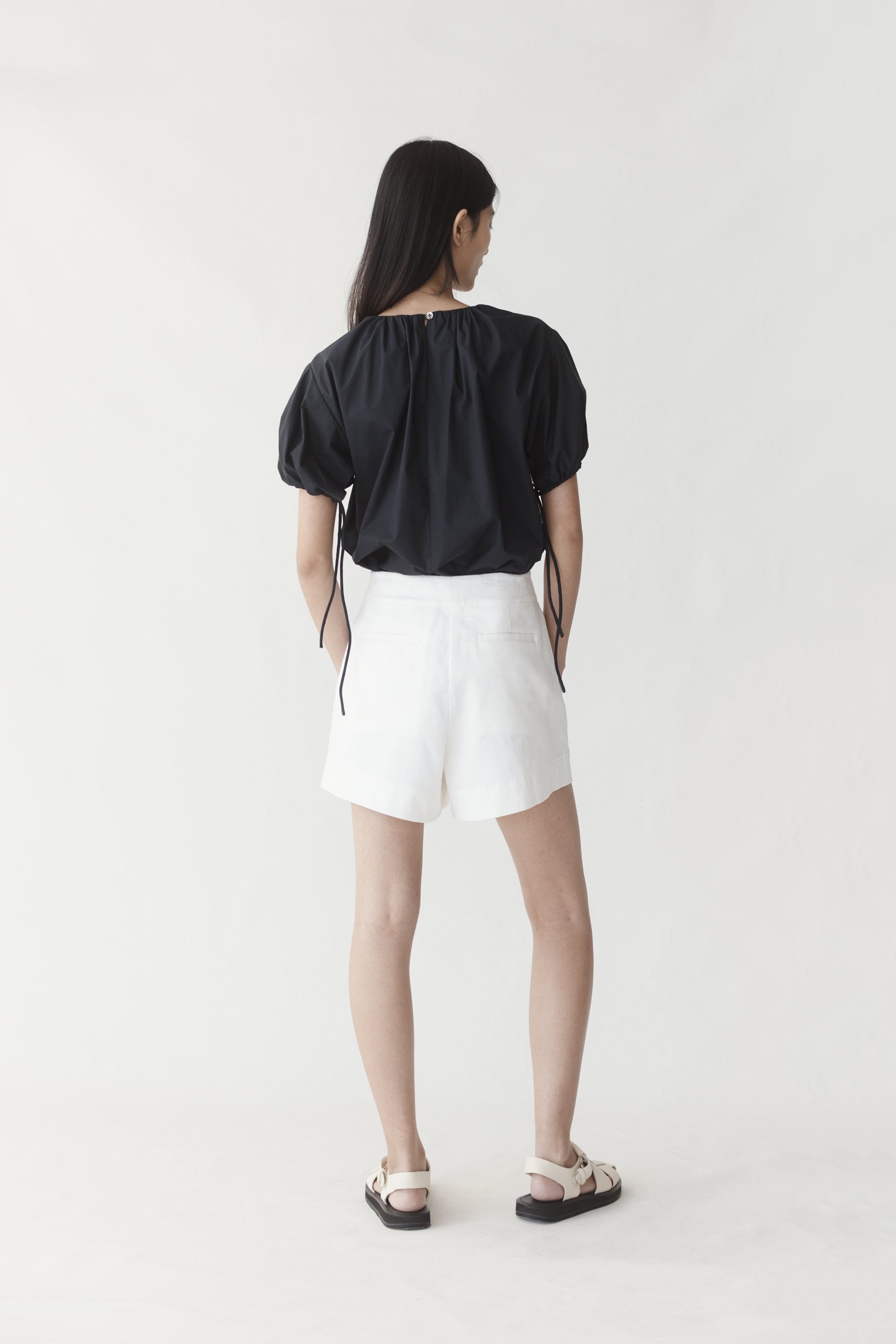 Lena Short | White Corduroy