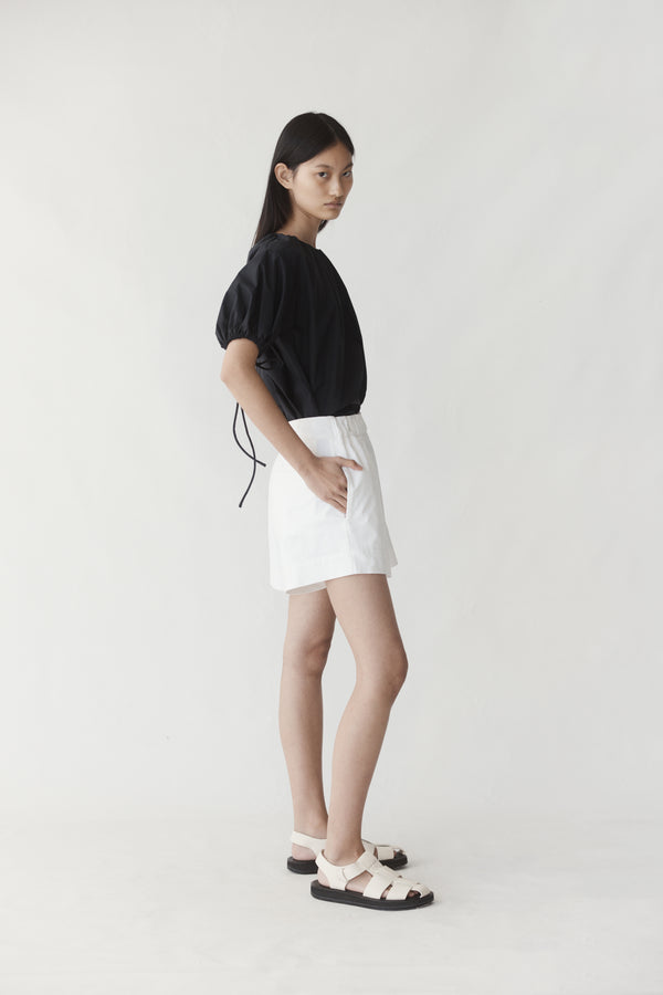 Lena Short | White Corduroy