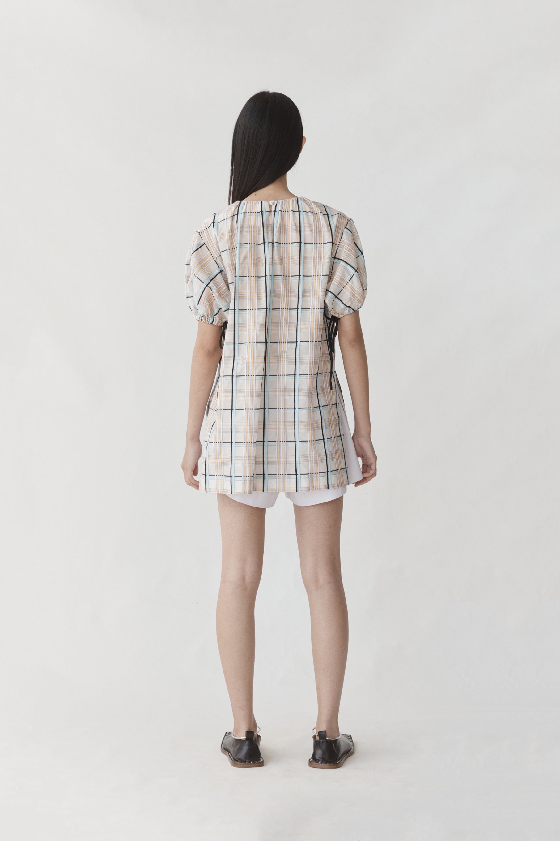 Dottie Top | Pastel Check - FINAL SALE