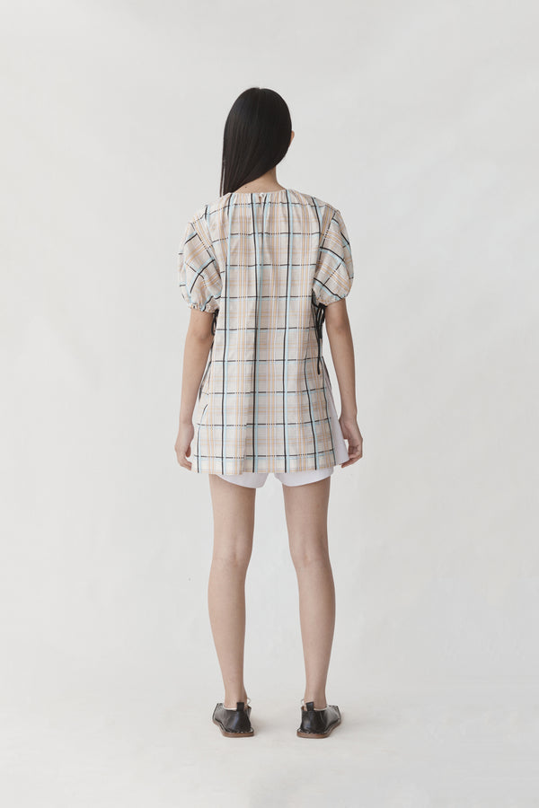 Dottie Top | Pastel Check - FINAL SALE
