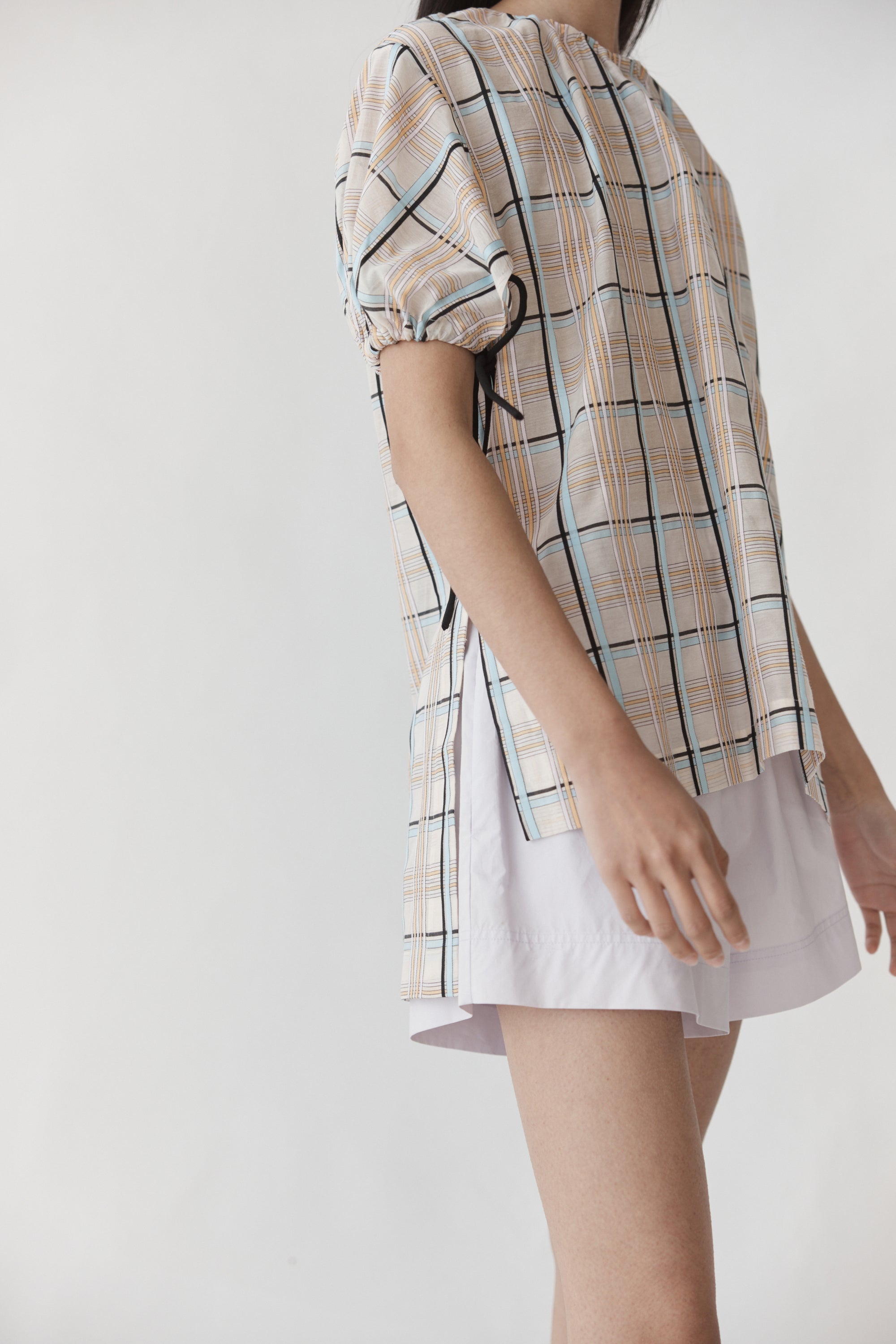 Dottie Top | Pastel Check - FINAL SALE