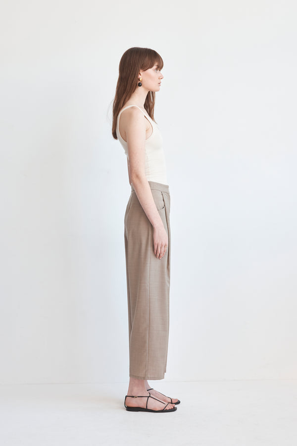 Connie Pant | Oatmeal Wool