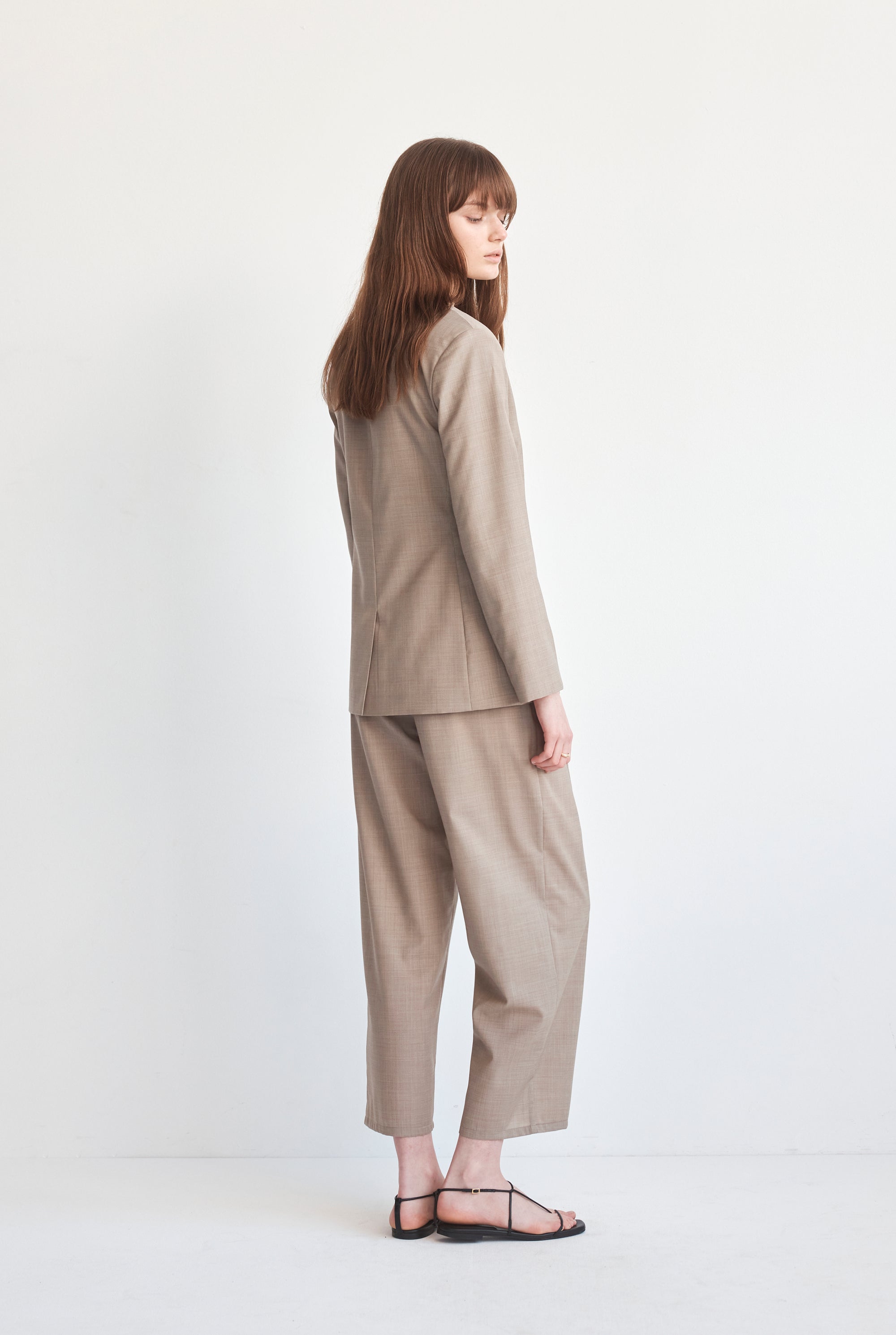 Connie Pant | Oatmeal Wool