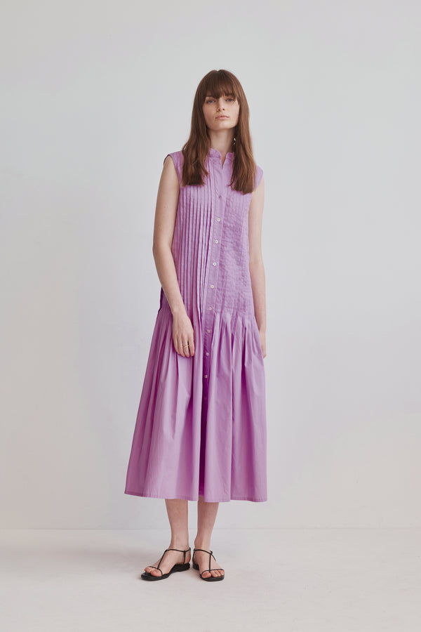 Ali Dress | Violet Poplin