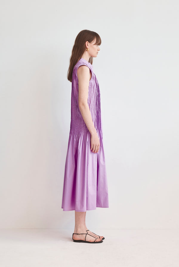 Ali Dress | Violet Poplin