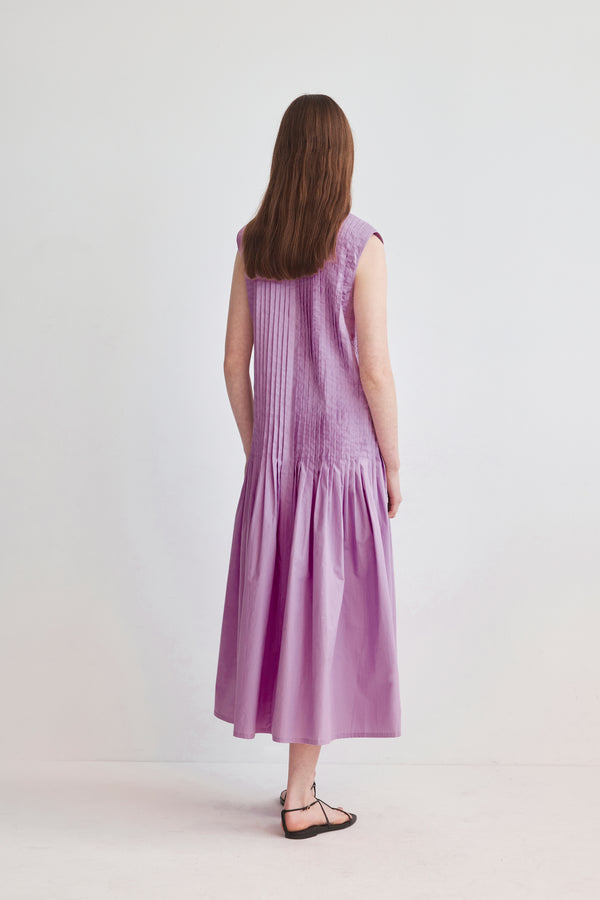 Ali Dress | Violet Poplin