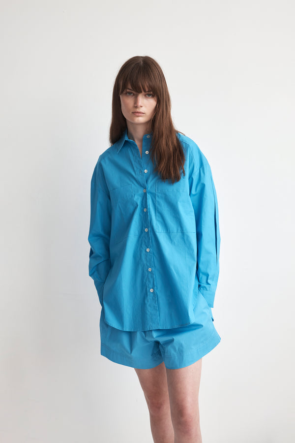 Daisy Shirt | Capri Poplin