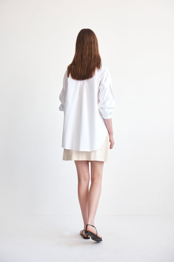 Jude Skirt | Cream Jacquard - FINAL SALE