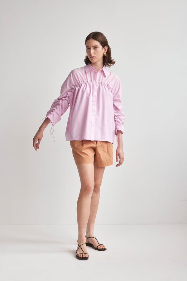 Emmie Shirt | Flamingo Voile