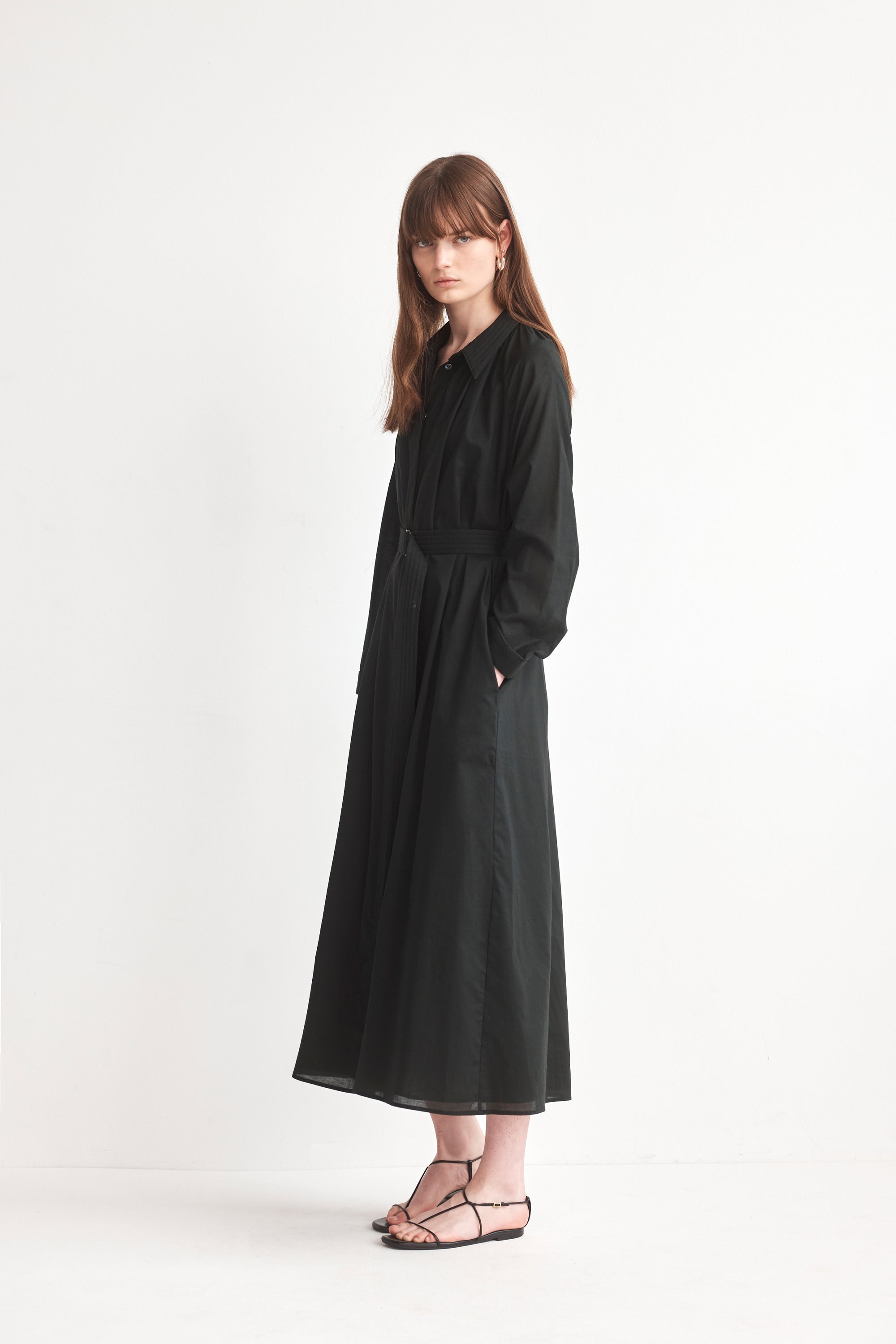 Heidi Dress | Black Voile