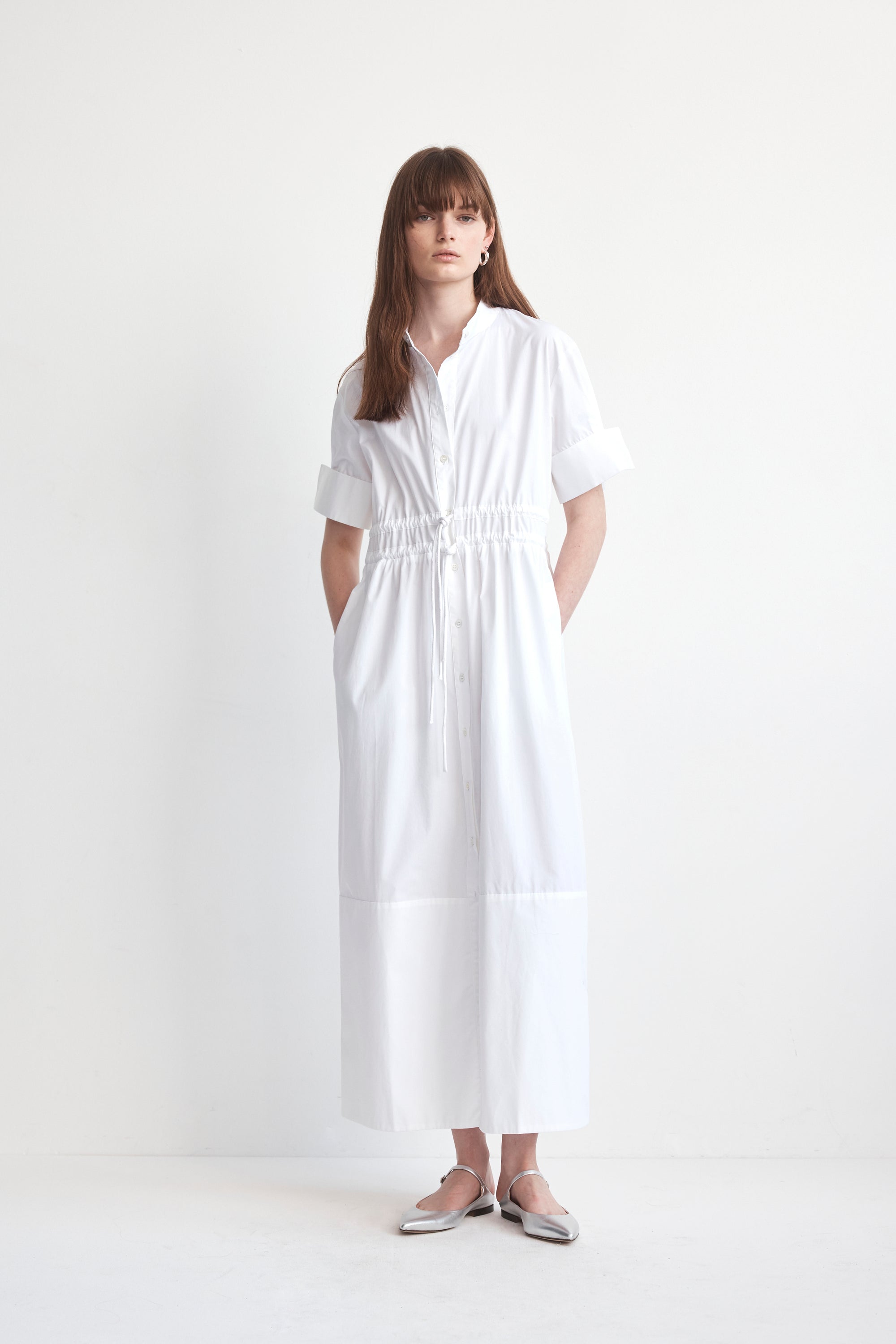 Jack Dress | White Poplin