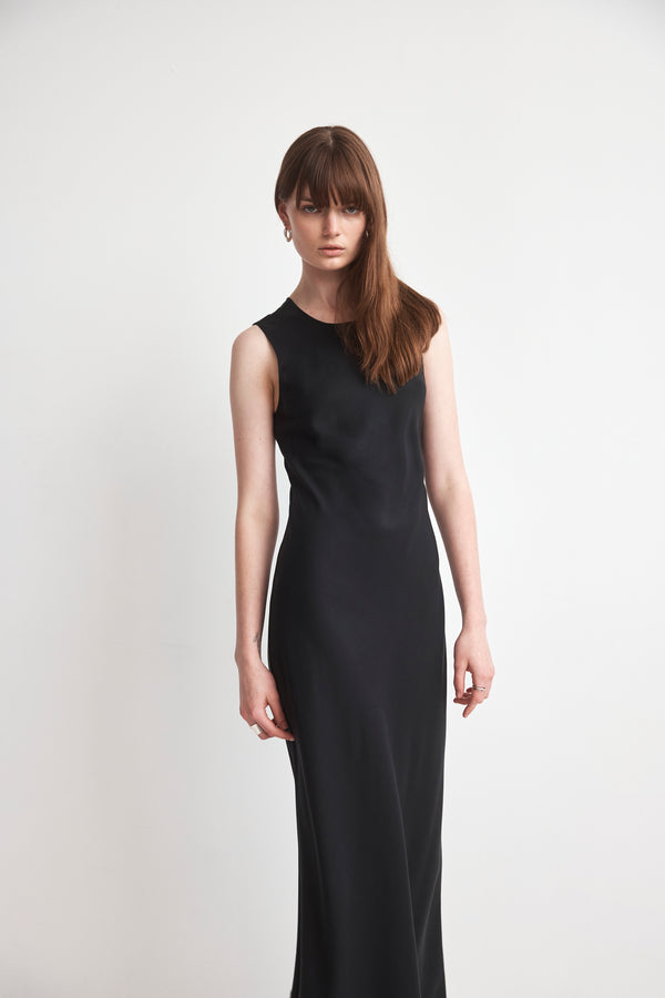 Thea Dress | Black Tencel