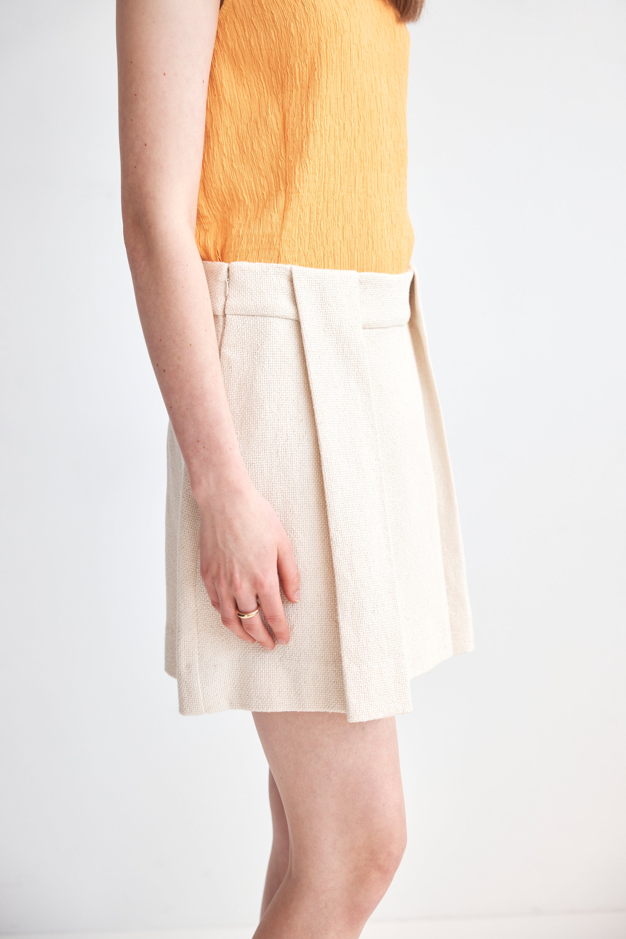 Jude Skirt | Cream Jacquard - FINAL SALE