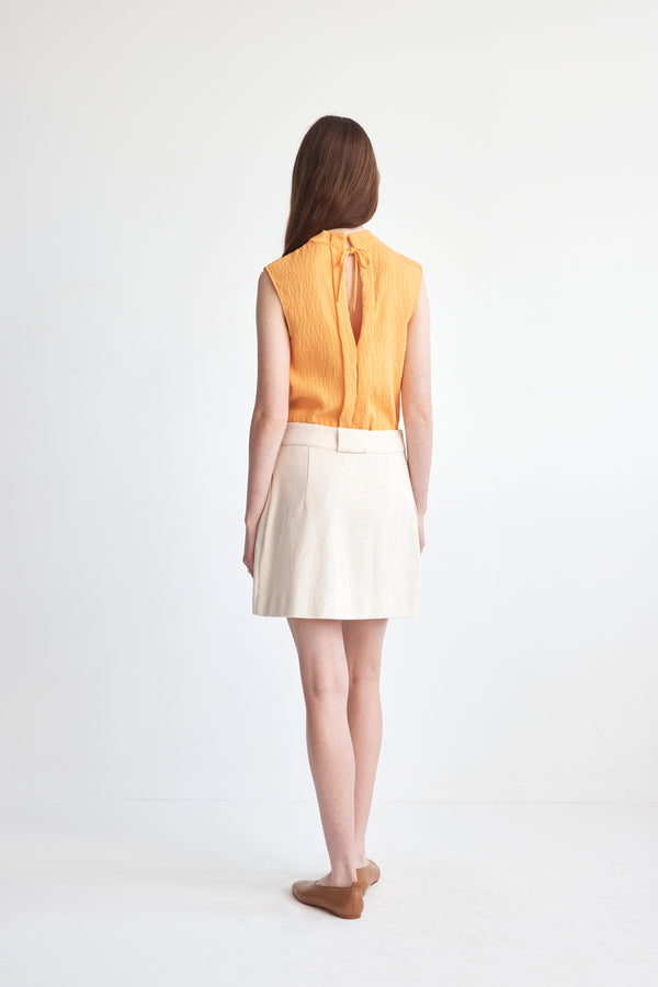 Jude Skirt | Cream Jacquard - FINAL SALE