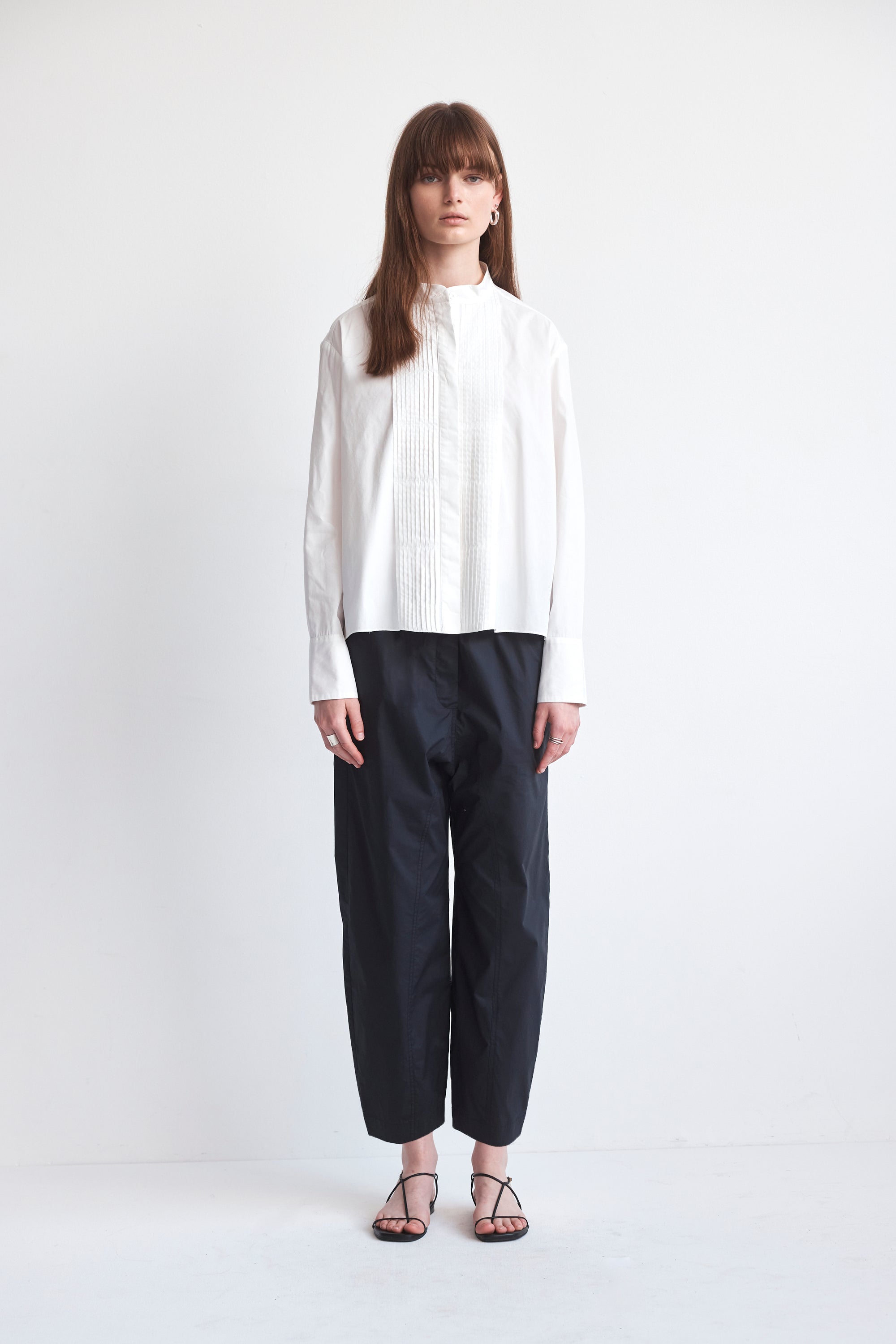 Zhu Shirt | White Poplin