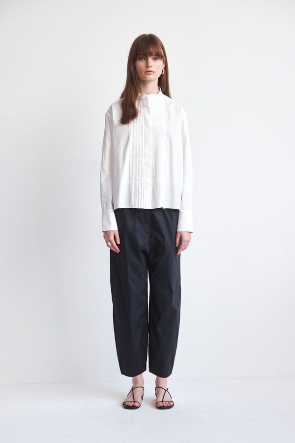 Zhu Shirt | White Poplin