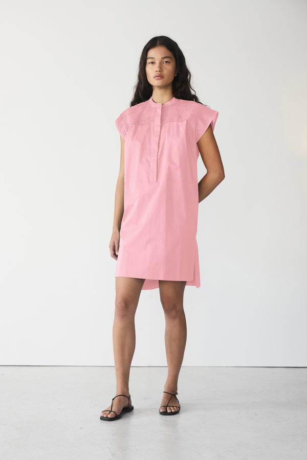 Gwen Dress | Rose Pink Poplin