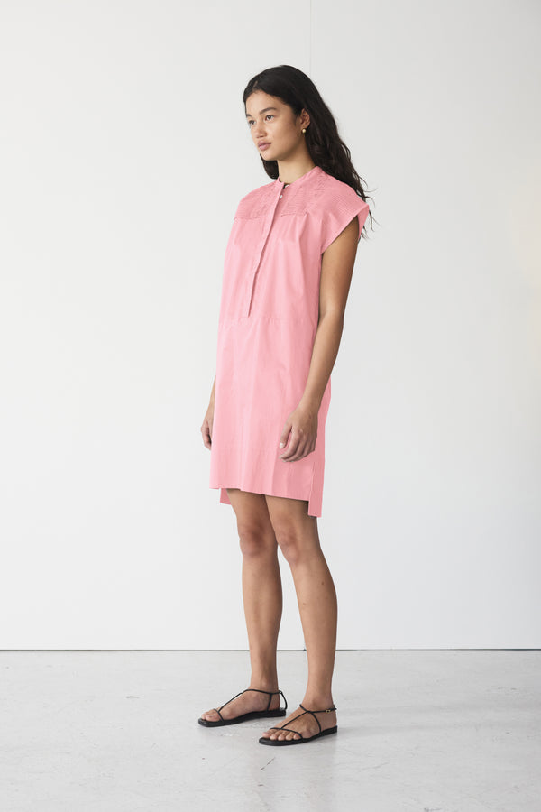 Gwen Dress | Rose Pink Poplin