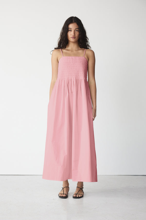Liv Dress | Rose Pink Poplin