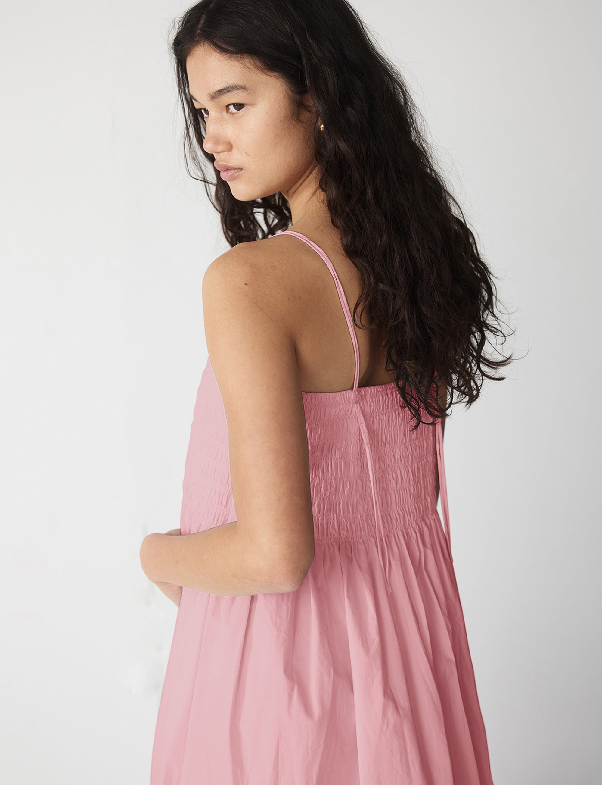Liv Dress | Rose Pink Poplin