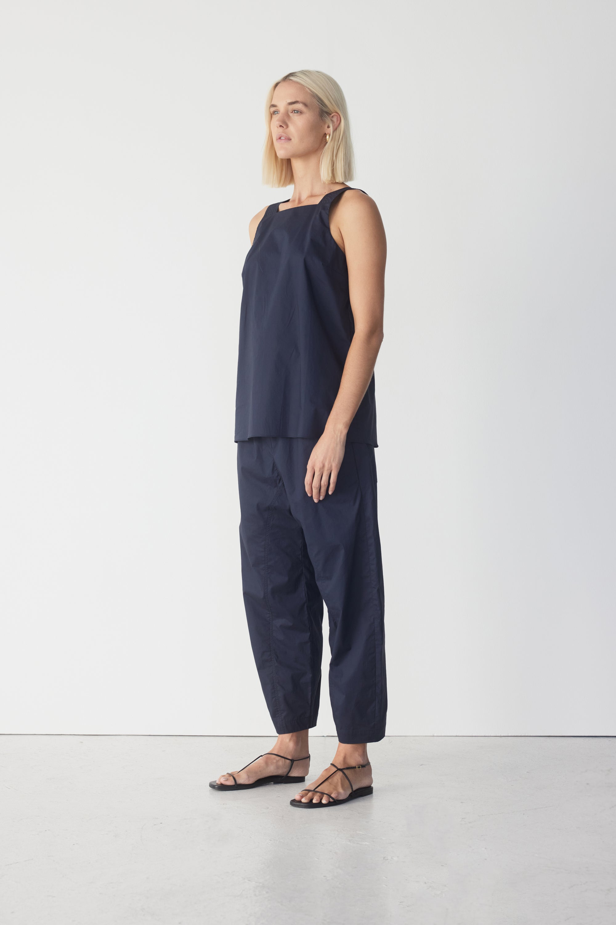 Jolie Pant | Navy Poplin