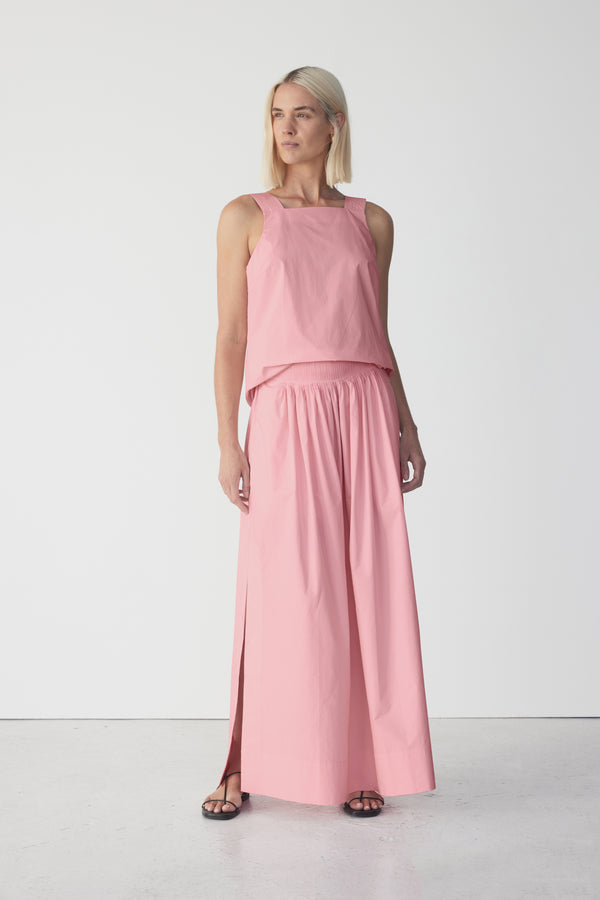 Lou Top | Rose Pink Poplin