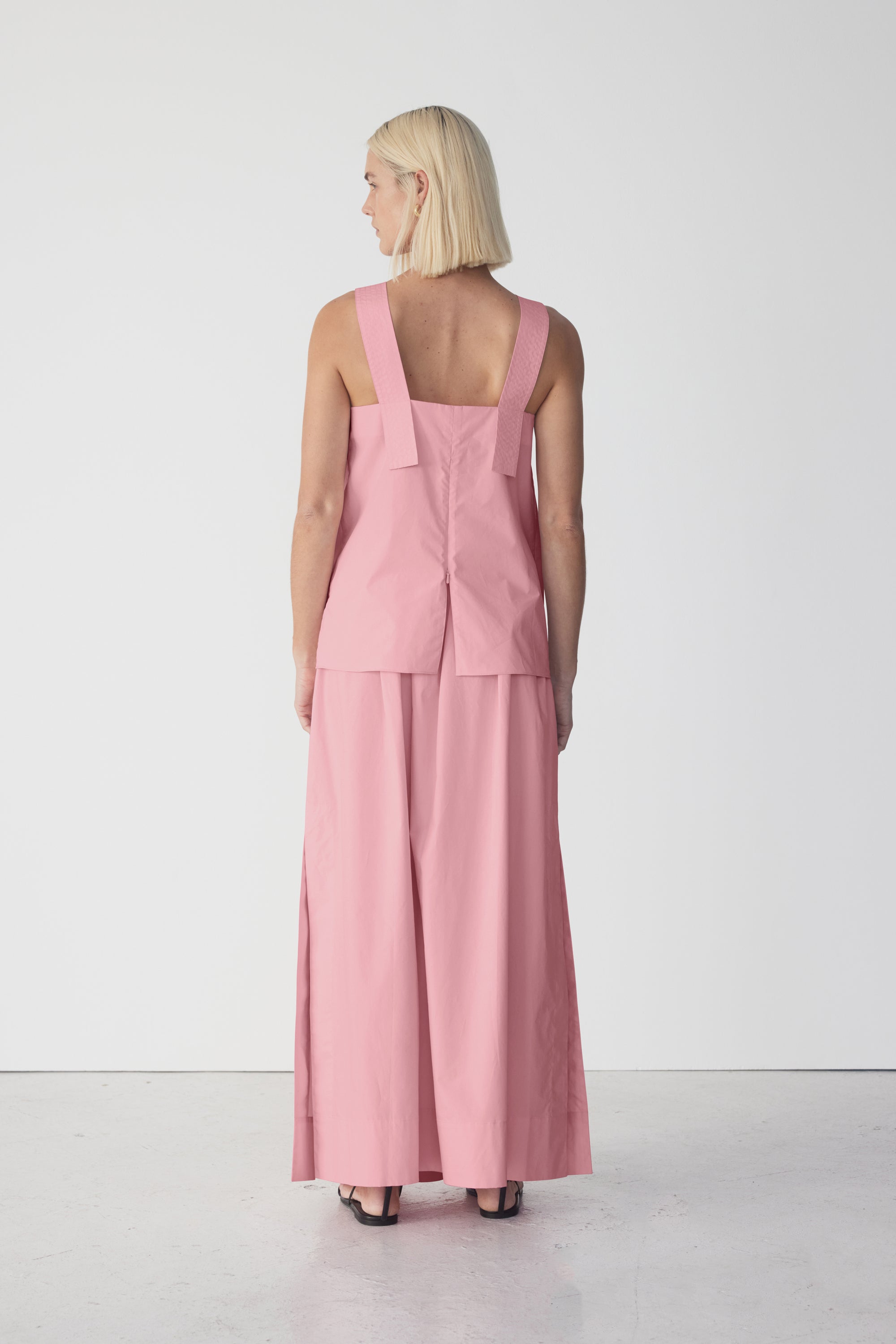 Lou Top | Rose Pink Poplin