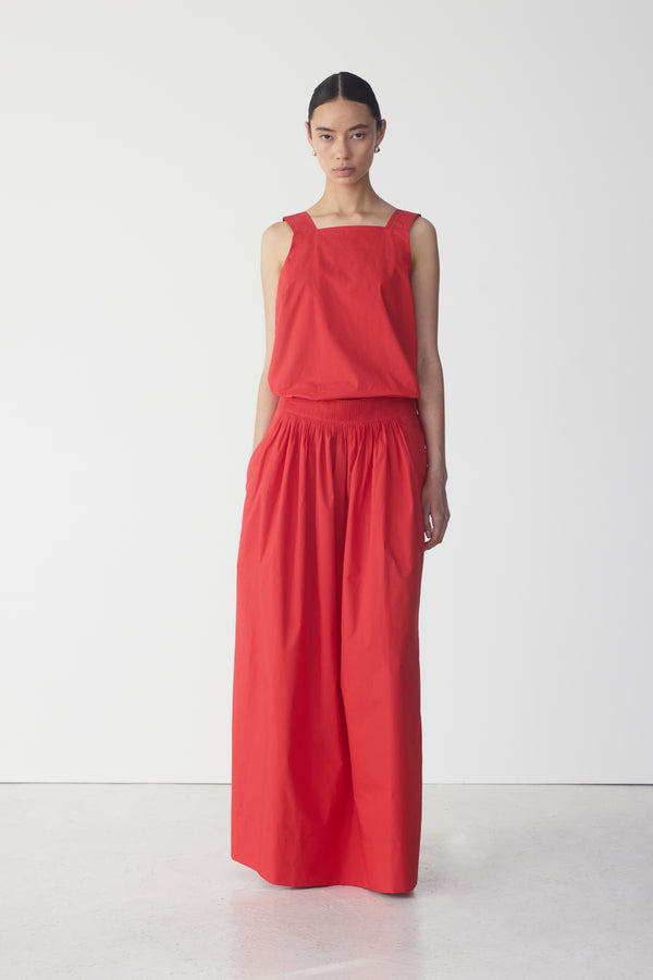Brittany Skirt | Tomato Poplin