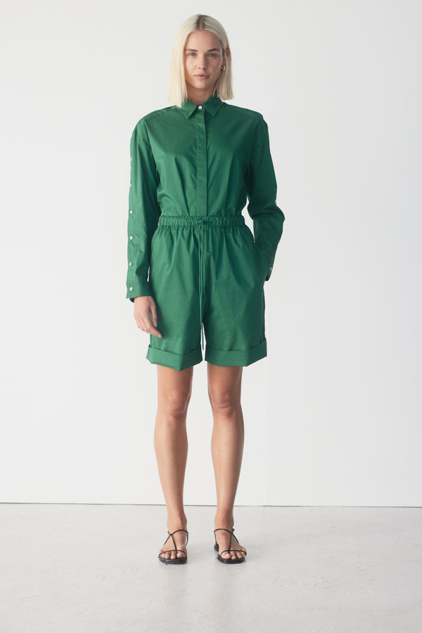 Marley Short | Emerald Poplin