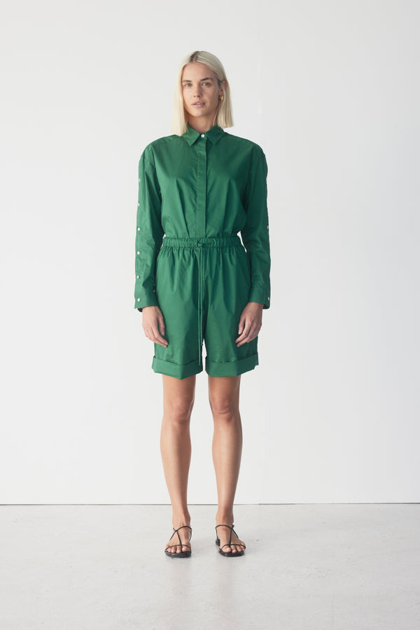 Marley Short | Emerald Poplin