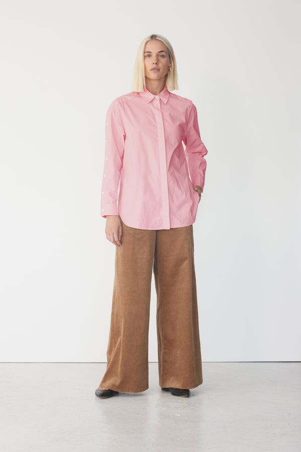 Petal Shirt | Rose Pink Poplin