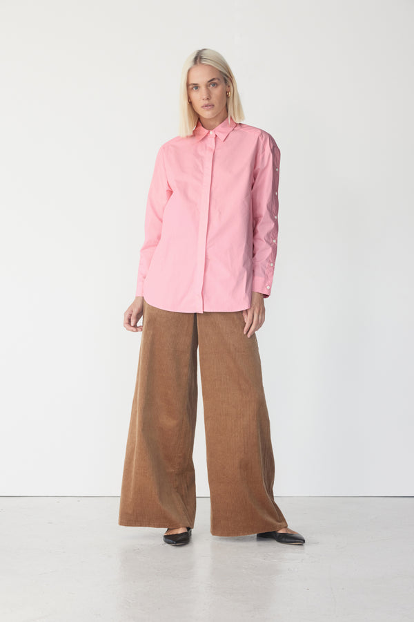 Petal Shirt | Rose Pink Poplin