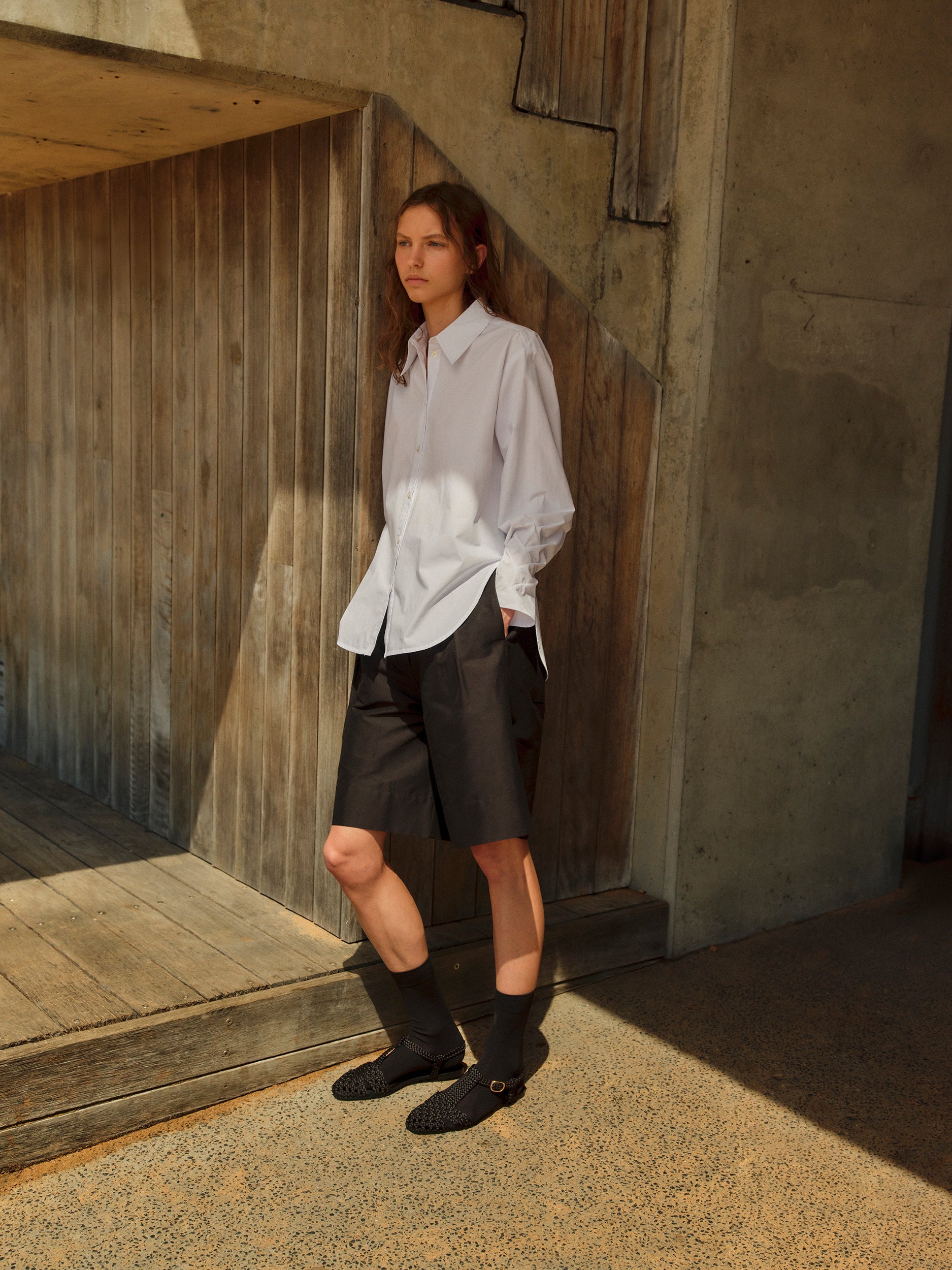 Didi Shirt | White Poplin