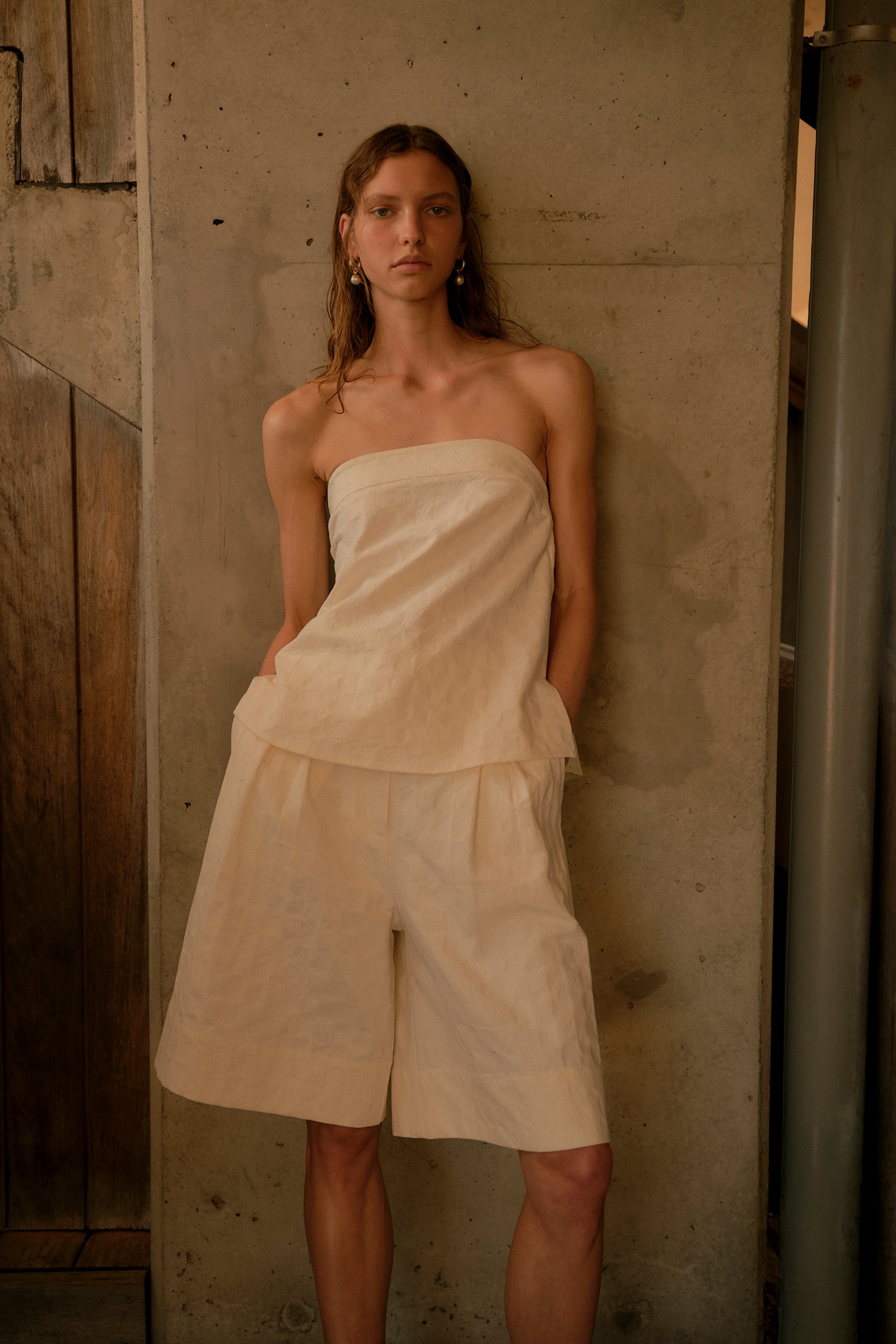 Chloe Top | Off White Broderie Anglaise