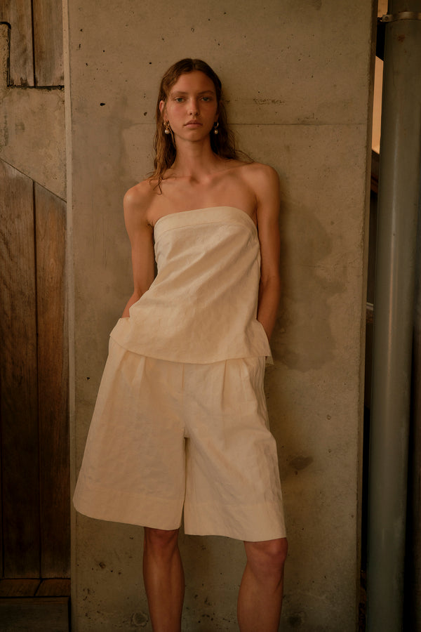 Chloe Top | Off White Broderie Anglaise