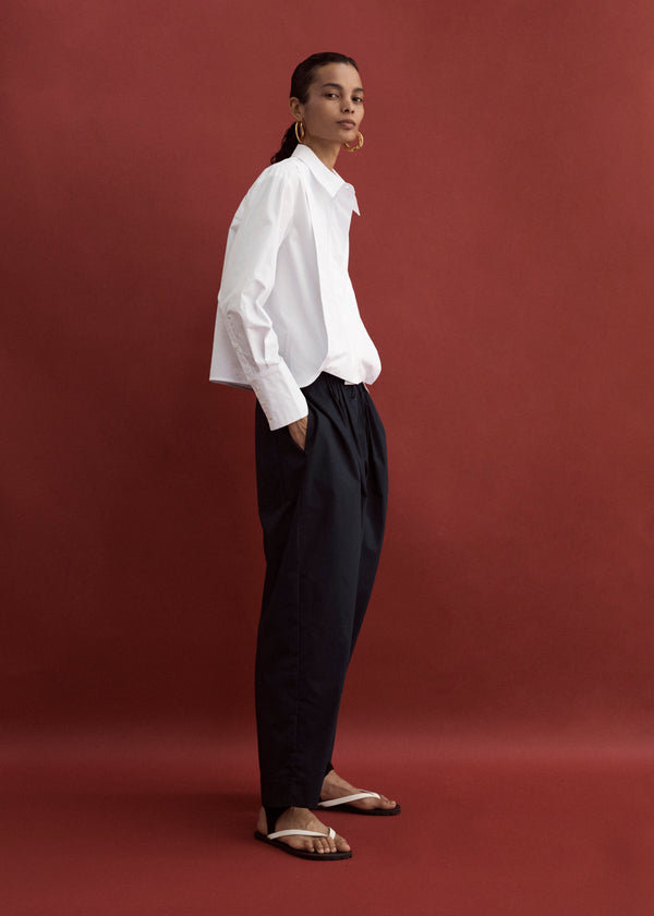 Imogen Pant | Navy Poplin