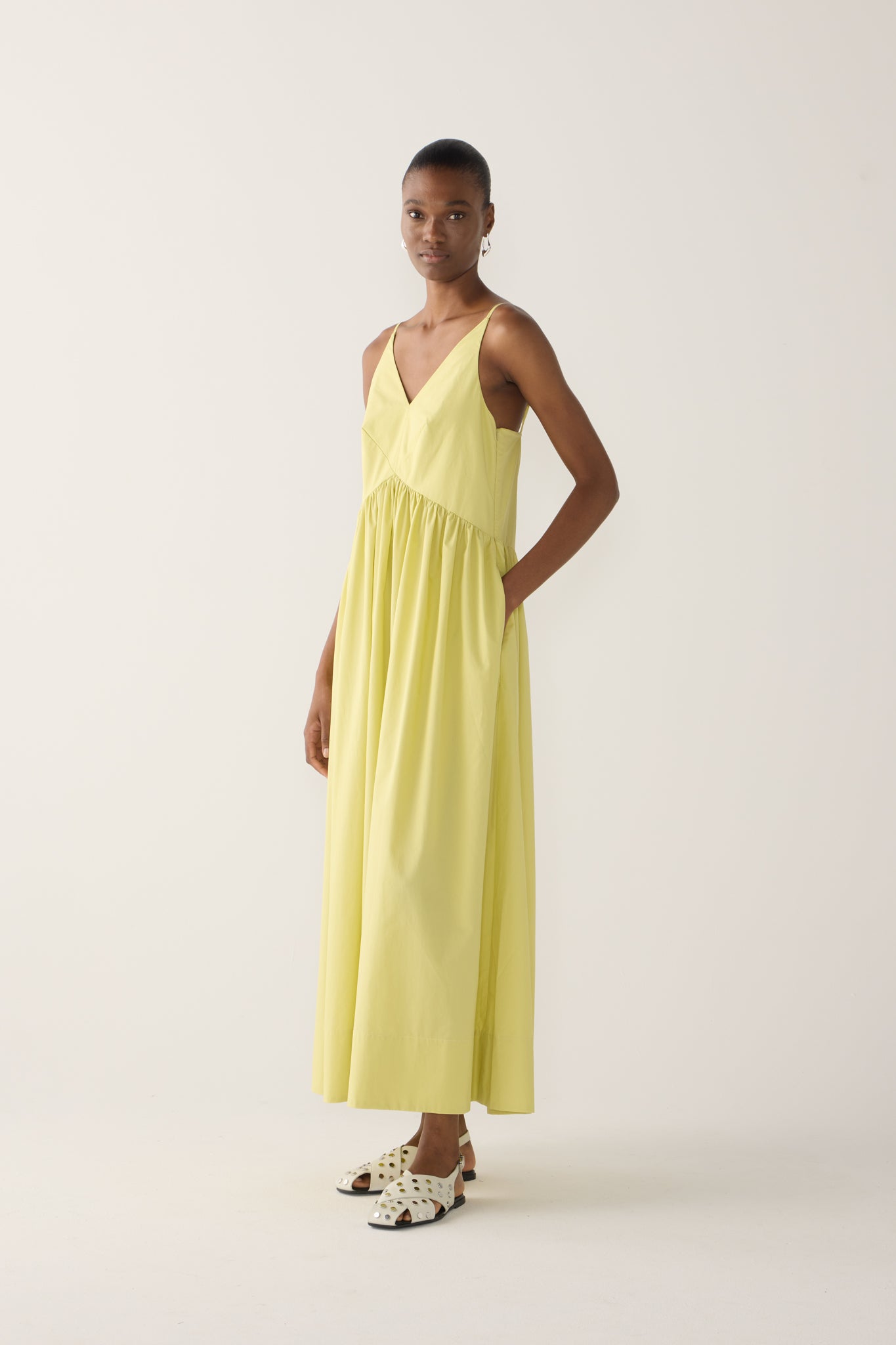Amanda Dress | Citrus Cotton Tencel