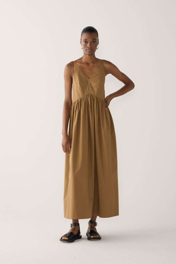 Amanda Dress | Cocoa Cotton Tencel