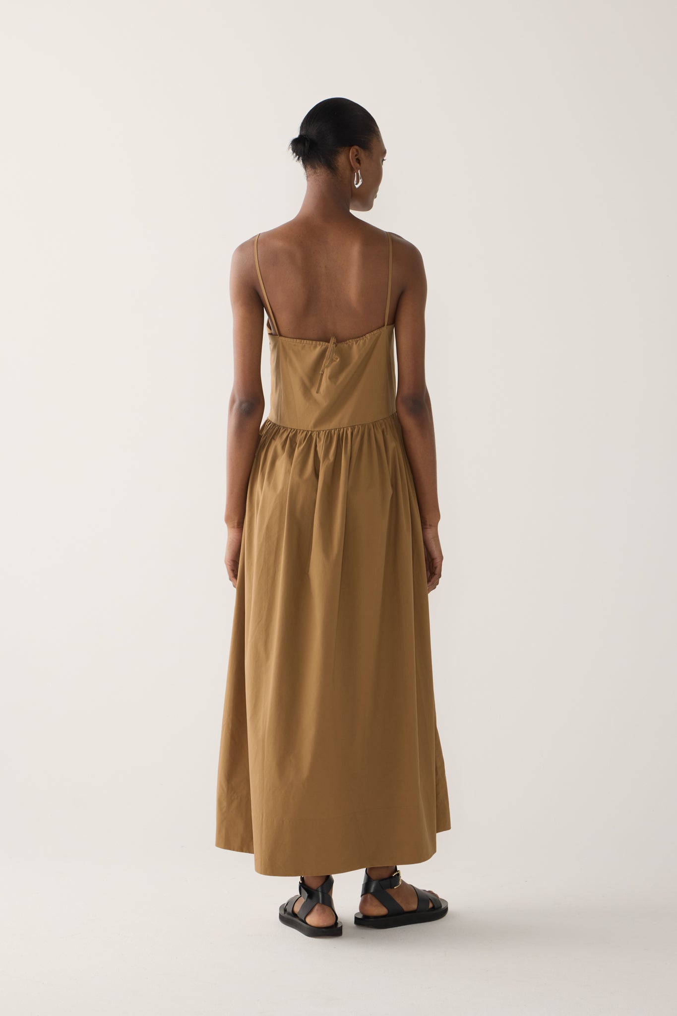 Amanda Dress | Cocoa Cotton Tencel