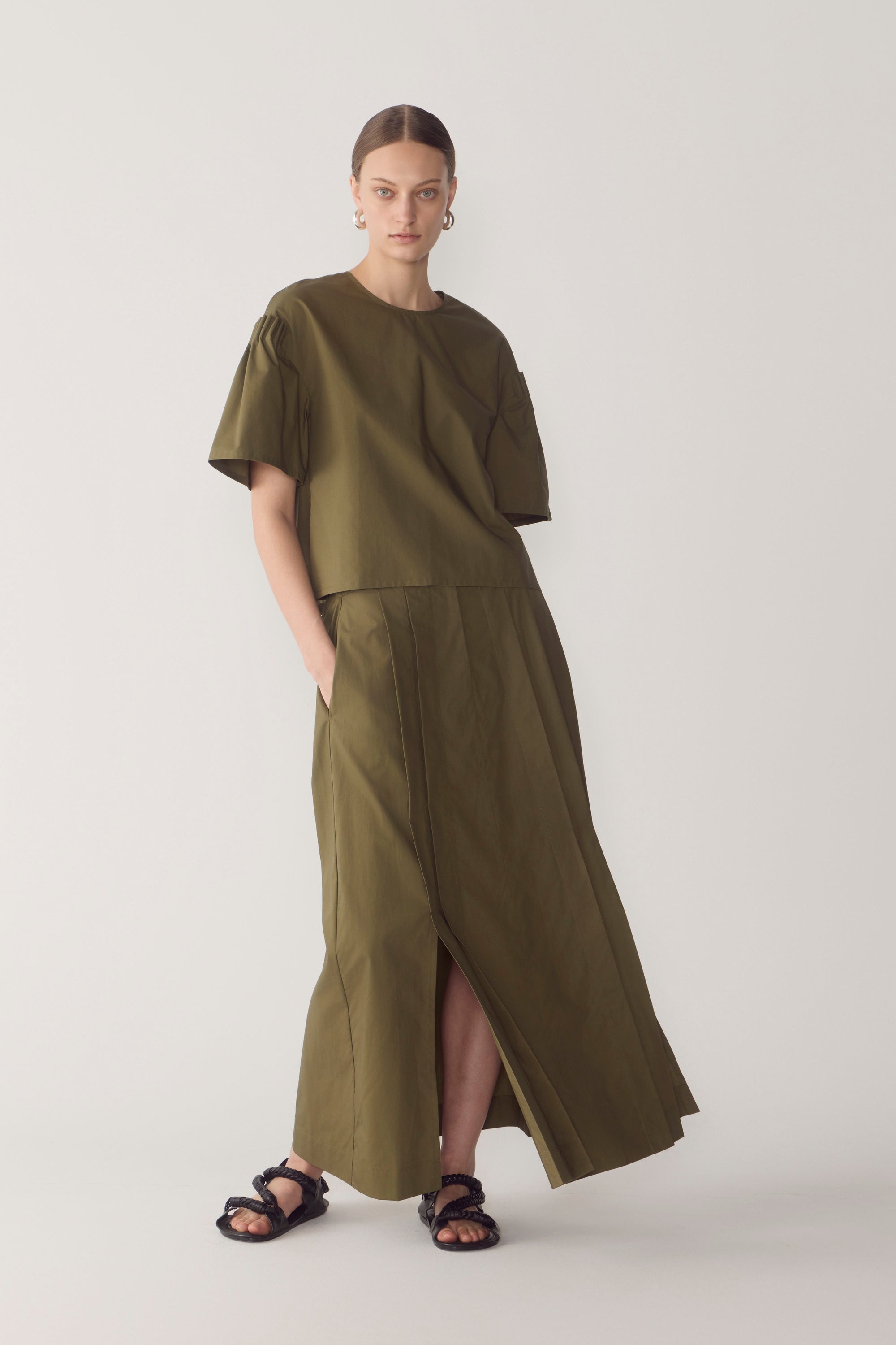 Simone Skirt | Jeep Cotton Tencel