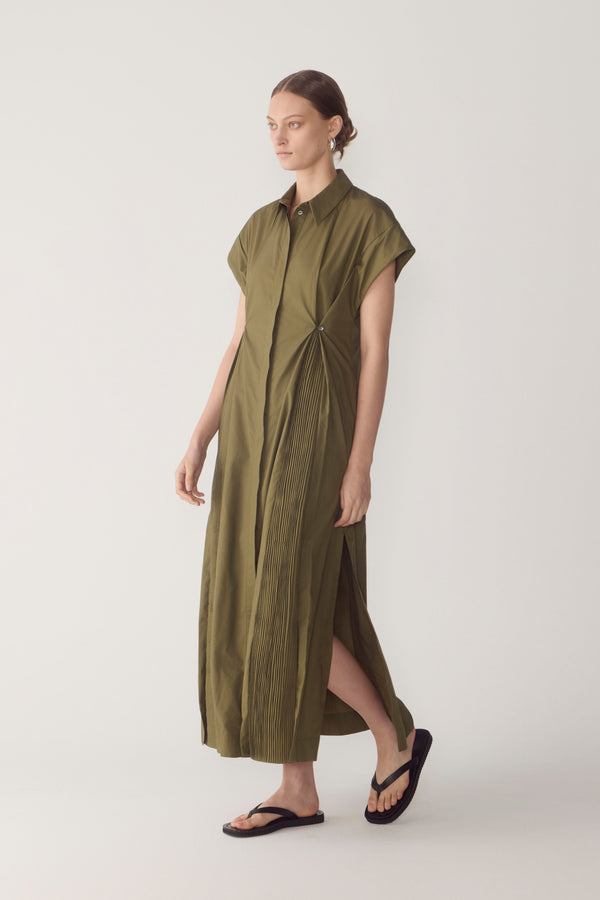Augustine Dress | Jeep Cotton Tencel