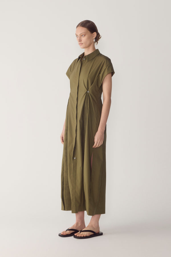 Augustine Dress | Jeep Cotton Tencel