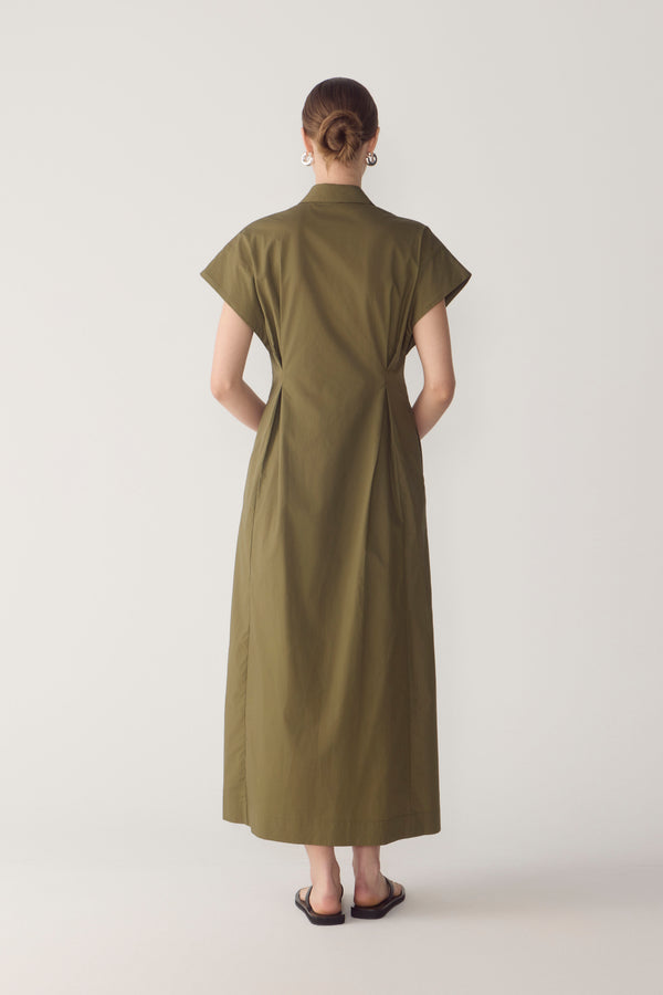 Augustine Dress | Jeep Cotton Tencel